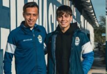 Benjamín Domínguez pasó por Estancia Chica y generó sorpresa entre los presentes